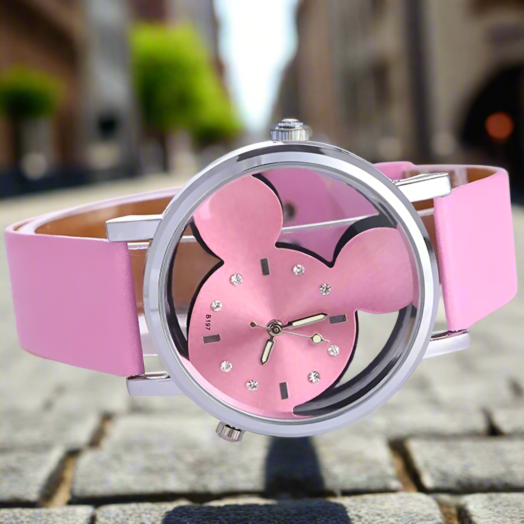 Girl Boy Children's Kids Watches with double-sided hollow Children's Watch For Student Boys Girl Cartoon Animated Image