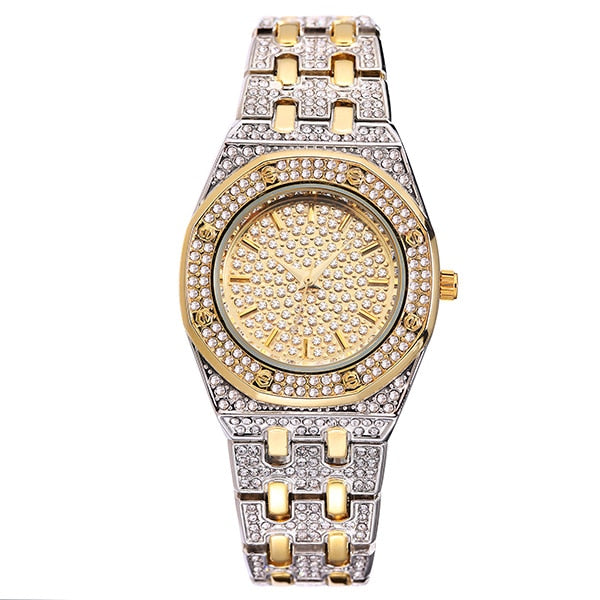 Silver Women's Watch Casual Dress Ladies Watch Fashion Waterproof Steel Quartz Wrist Watches For Women Valentines Gift