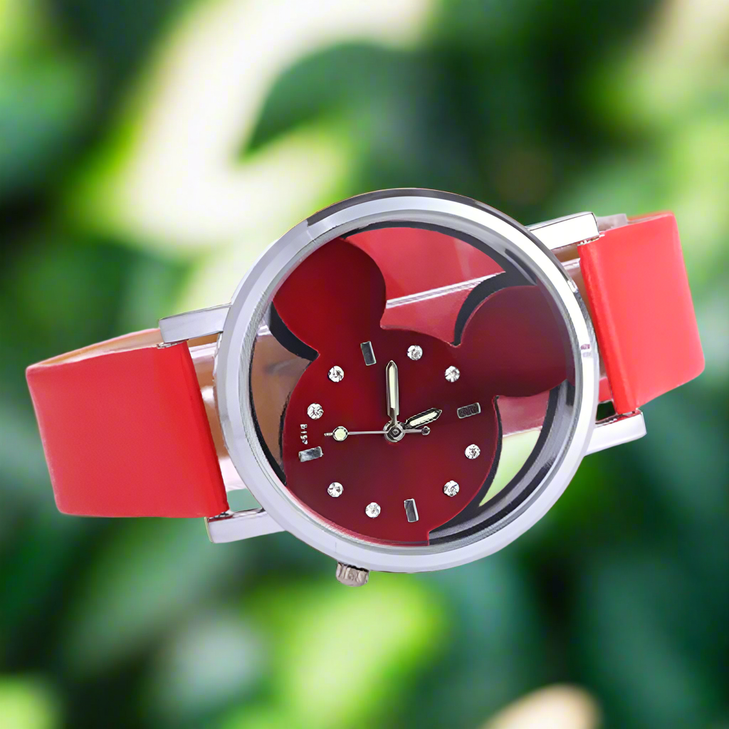 Girl Boy Children's Kids Watches with double-sided hollow Children's Watch For Student Boys Girl Cartoon Animated Image