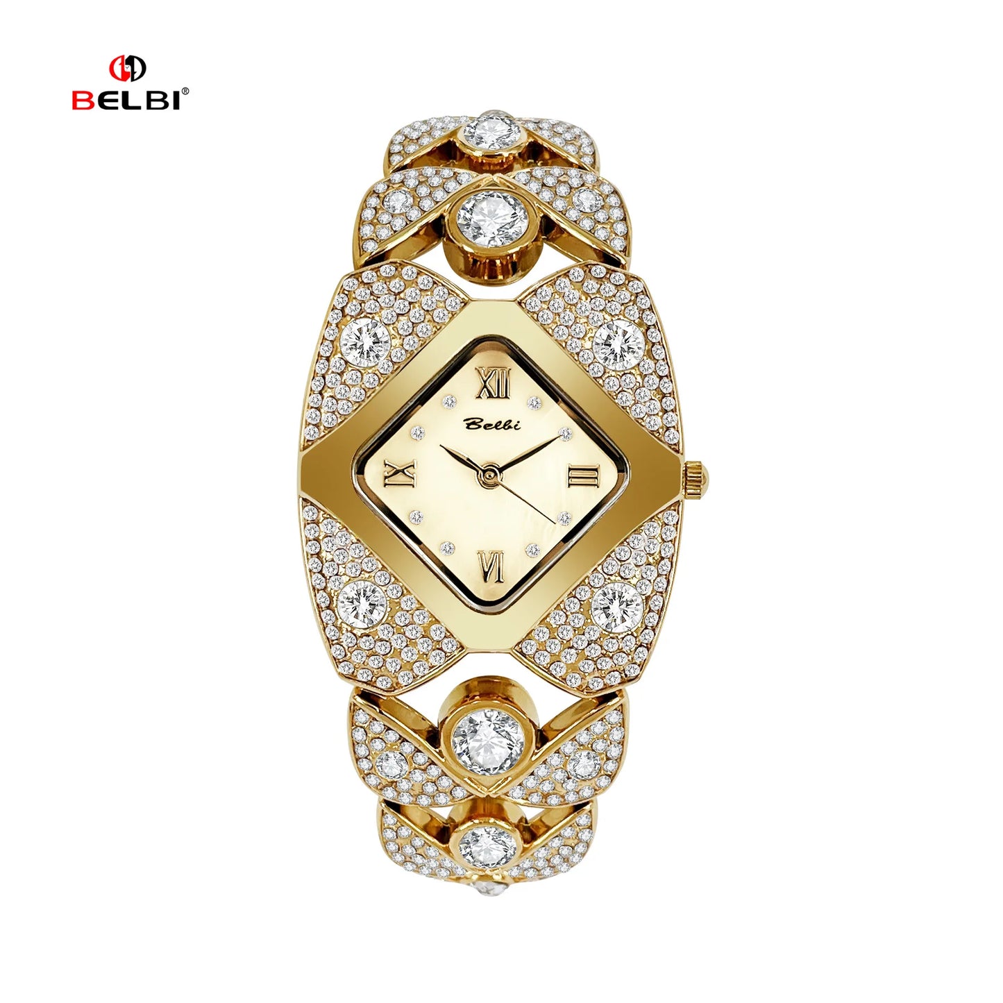 Unique Design Gold Women Bracelet Watches 2025 New Luxury Brand Wrist Watches For Ladies Full Steel Women Quartz Wristwatches