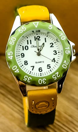 Cute Boys Girls Quartz Watch Kids Children's Fabric Strap Student Time Clock Wristwatch Colorful Number Dial birthday Gifts