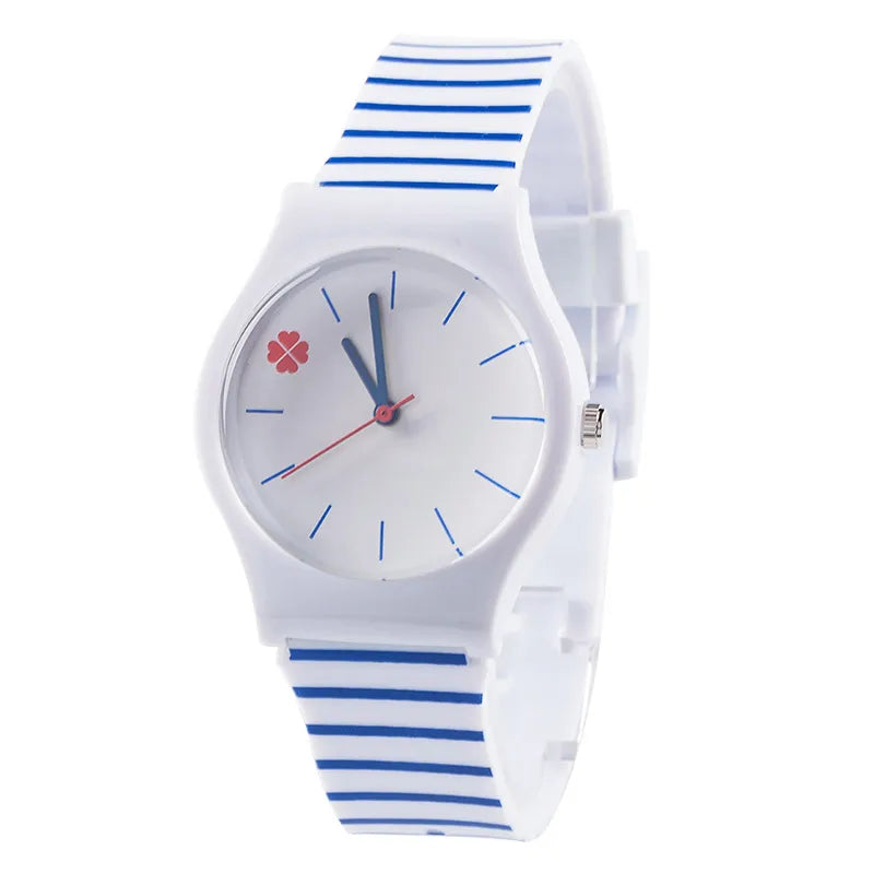 High quality summer new brand children students fashion quartz watches kids soft waterproof sports flowers animals wristwatches