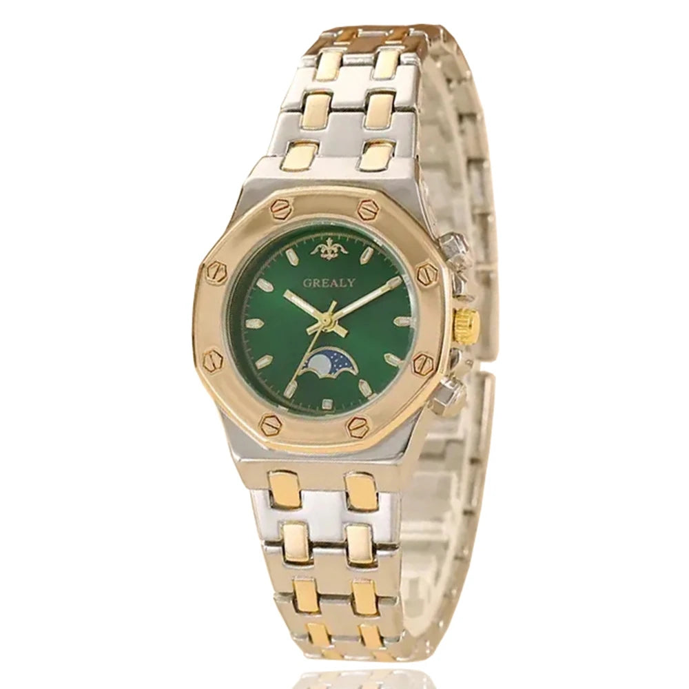 New Fashion Women Watches Luxury Quartz Watch Casual Female Wristwatch Green Simple Women Watches Relogio Feminino Reloj Mujer