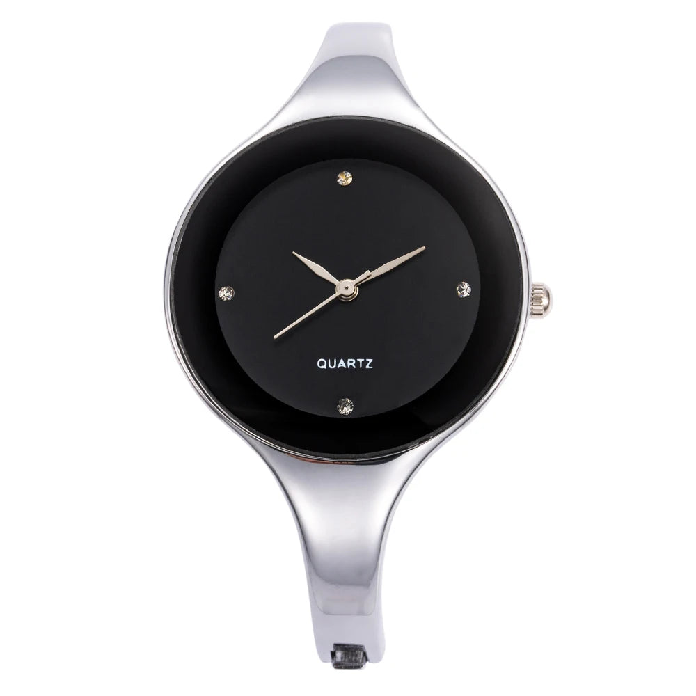 Fashion Luxury Women's Watch New Simple Crystal Analog Quartz Ladies Watch Exquisite Elegant Woman Watch Clock Gift Reloj Mujer