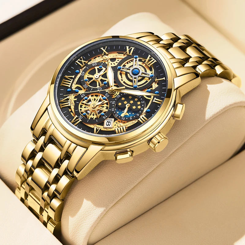 Brand Luxury Gold Women Watches Fashion Waterproof Ladies Watch Woman Quartz Wrist Watch Relogio Feminino Montre Femme
