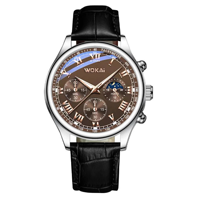 Fashion New Sentiment Watch Classic Retro Men and Women Belt Quartz Watch Business Quartz