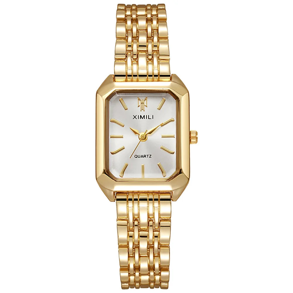 Women Watch Light Luxury Brand Stainless Steel Ladies Business Watches Female Student Fashion Quartz Watches UTHAI