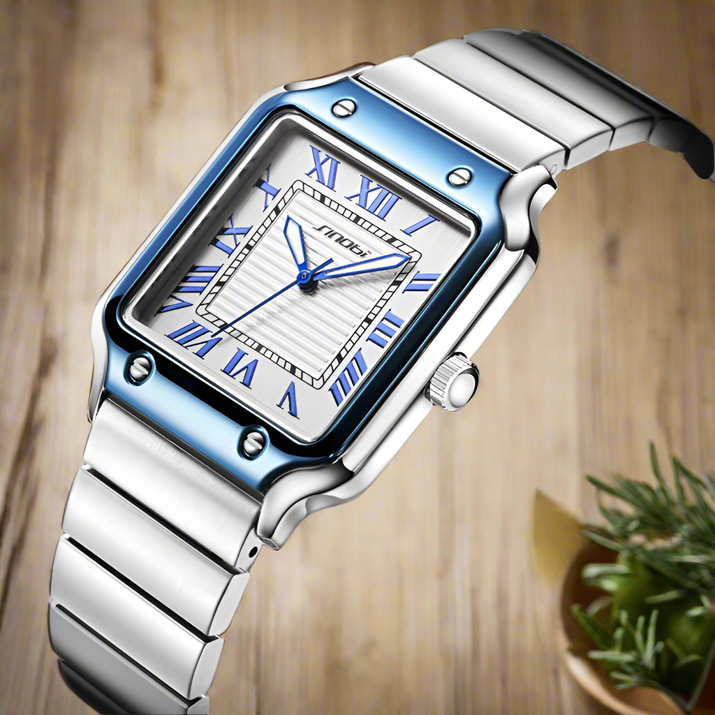 Casual Design Men's Quartz Watches Fashion Stainless Steel Man's Wristwatches Business Square Male Relogio Masculino