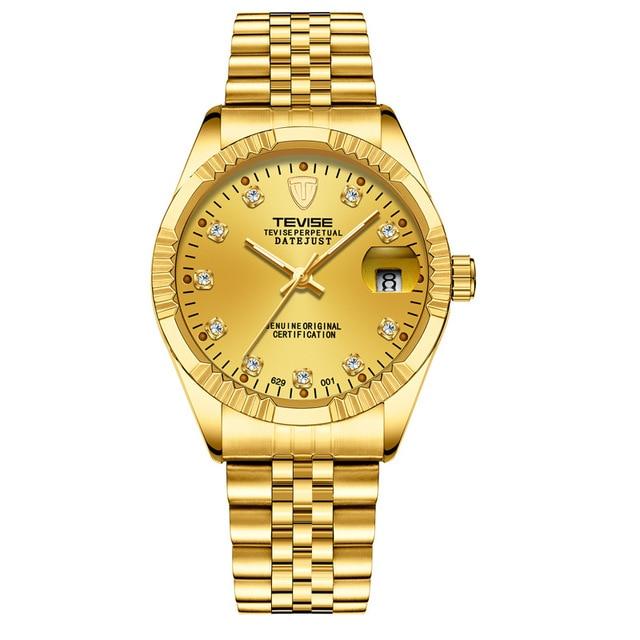 Brand Luxury Men Automatic Watch Man Tourbillon Mechanical Watches Movement Gold Clock