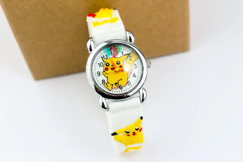 Pokemon children watch Quartz Leather Wrist Watches Clcok men women watches Christmas holiday party gifts  Toys