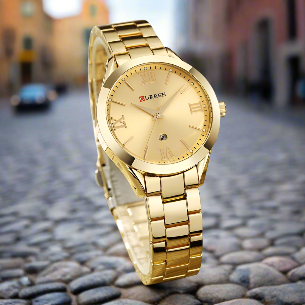CURREN Gold Watch Women Watches Ladies Creative Steel Women's Bracelet Watches Female Clock Relogio Feminino Montre Femme