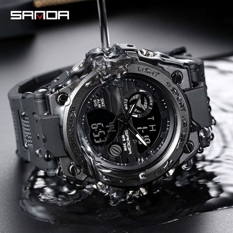 Brand Wrist Watch Men Watches Military Army Sport Style Wristwatch Dual Display Male Watch For Men Clock Waterproof Hours