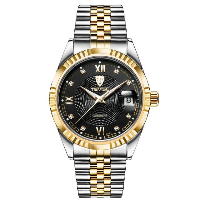 Brand Luxury Men Automatic Watch Man Tourbillon Mechanical Watches Movement Gold Clock