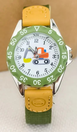 Cute Boys Girls Quartz Watch Kids Children's Fabric Strap Student Time Clock Wristwatch Colorful Number Dial birthday Gifts