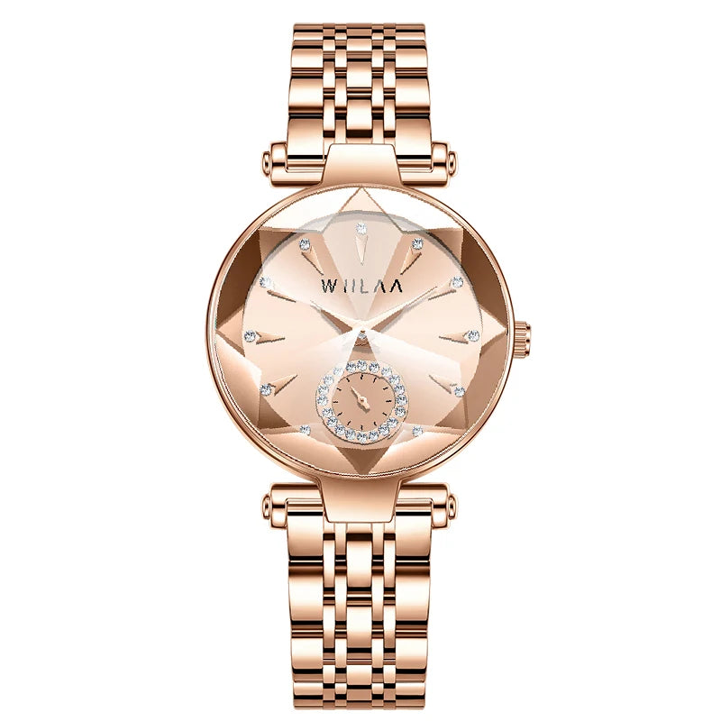 Women Watches For Ladies Wrist Watches Green Stainless Steel Quartz Wristwatches
