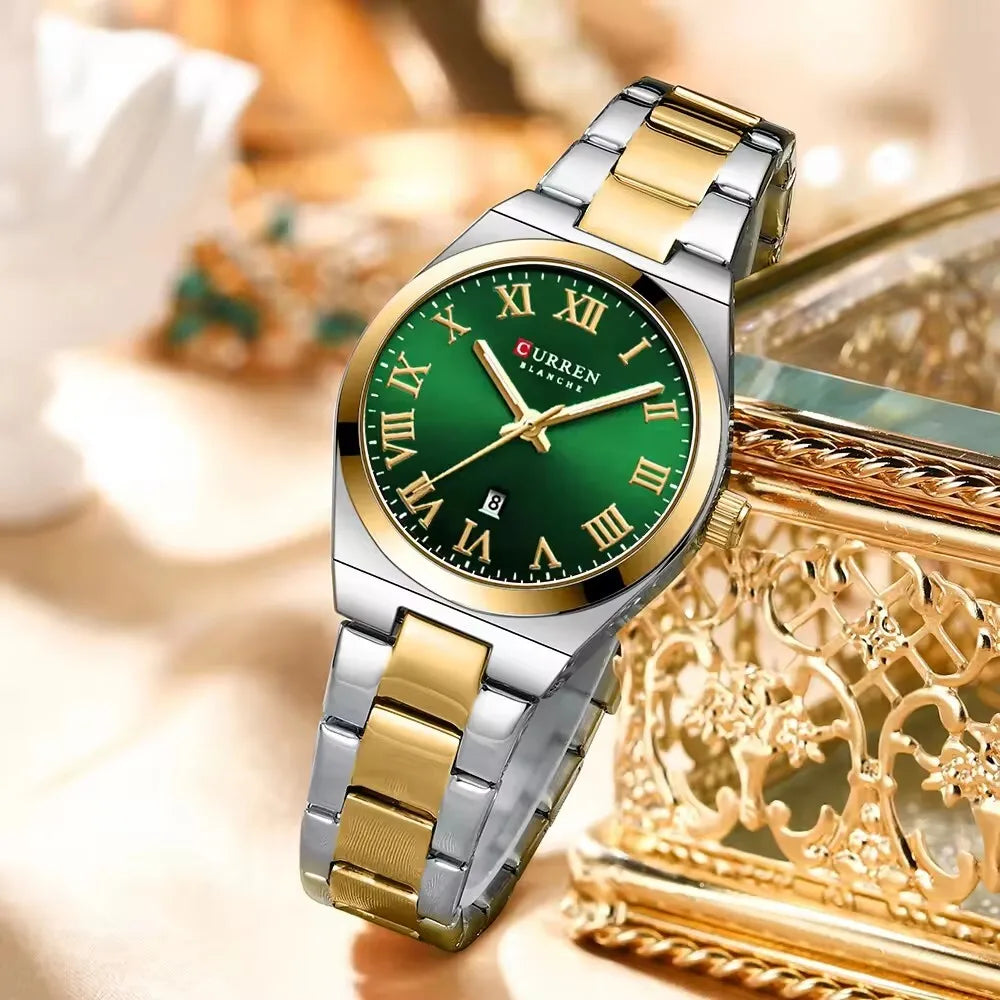 Luxury Fashion Watch for Women Original Quartz Women's Watches Waterproof Stainless Steel Elegant Ladies Wristwatch