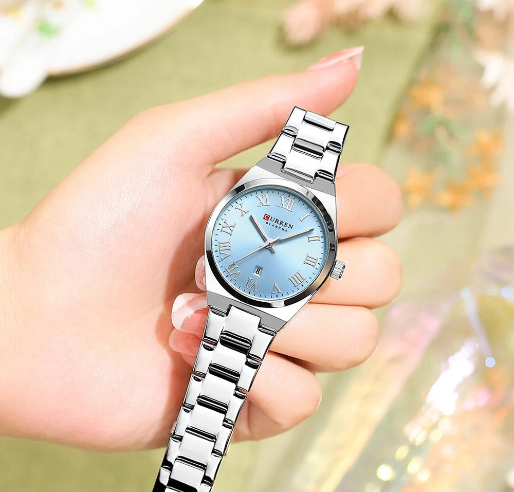Luxury Fashion Watch for Women Original Quartz Women's Watches Waterproof Stainless Steel Elegant Ladies Wristwatch