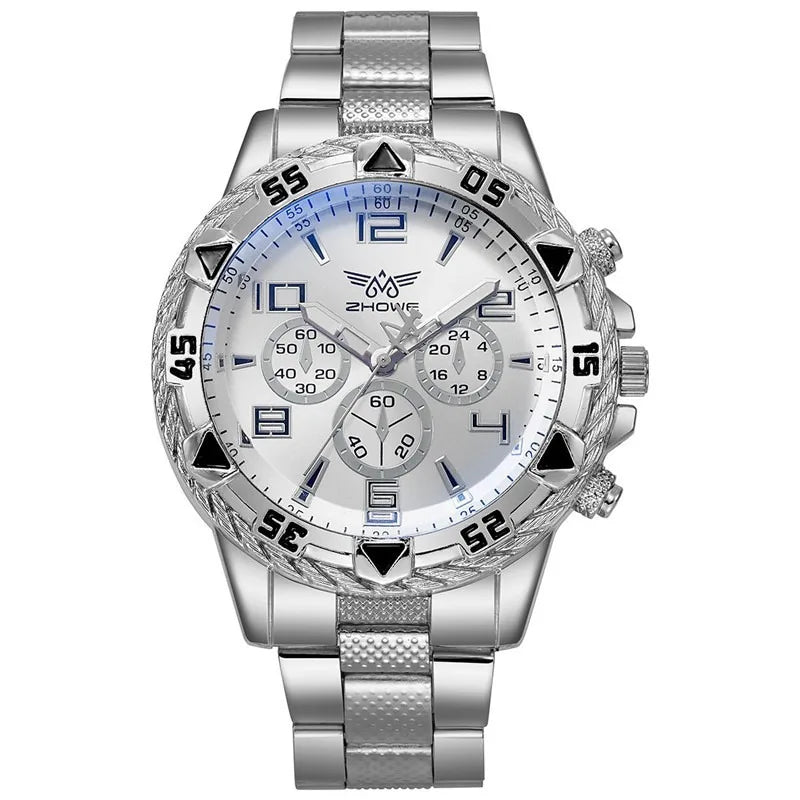 Mens Watches Luxury Brand Watches For  Simple WristWatch Business Full Steel Sports Male Clock