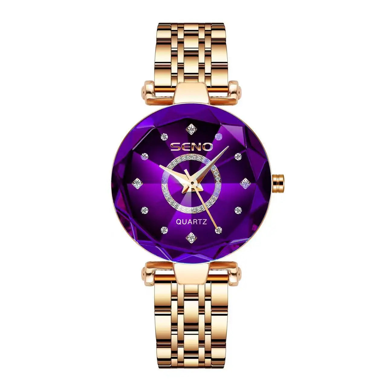 Oceanic Star Women Crystal Watch 2025 Top Brand Luxury Rose Gold Women Bracelet Watch For Ladies Wrist Watch Relogio