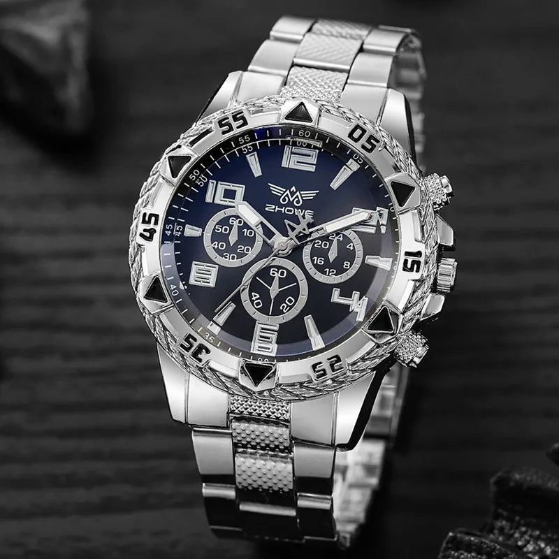 Mens Watches Luxury Brand Watches For  Simple WristWatch Business Full Steel Sports Male Clock