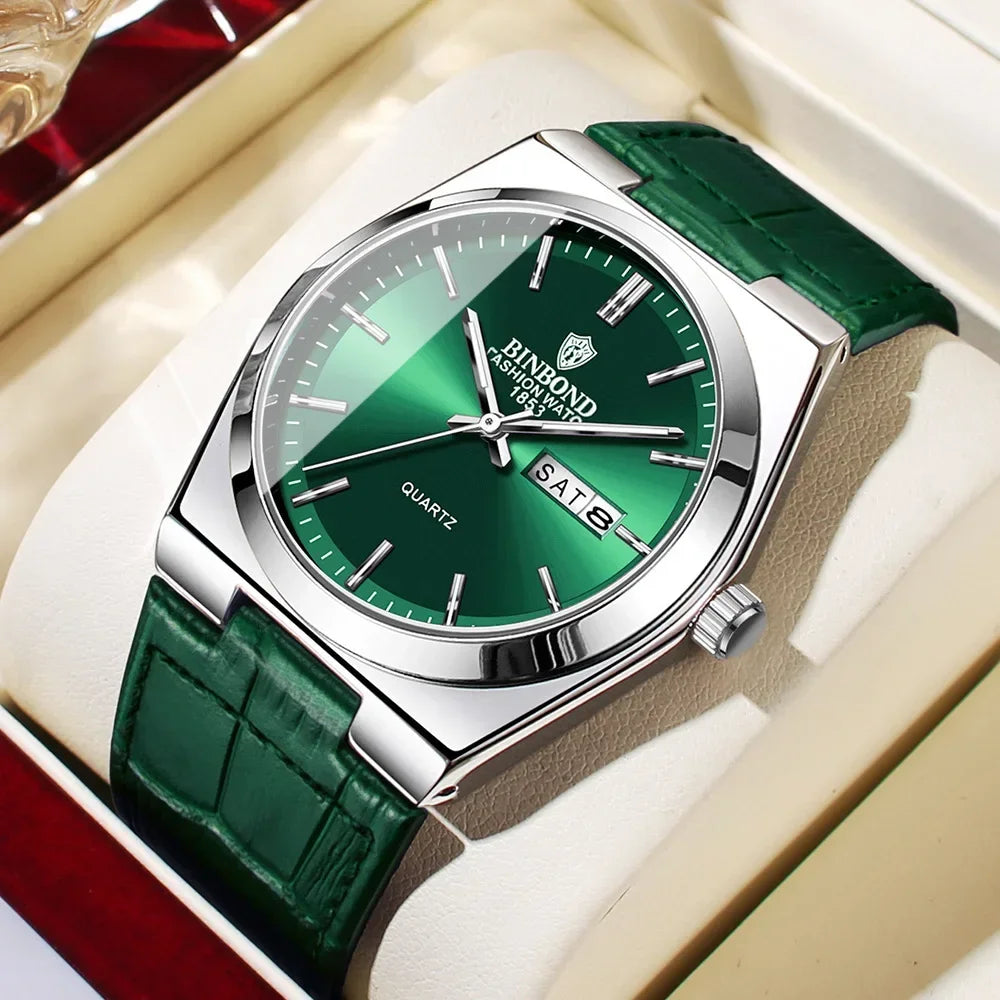 Casual Business Fashion Quartz Wristwatches Gold Movement Clock Men Luxury Watch Automatic Watches Mens Gifts