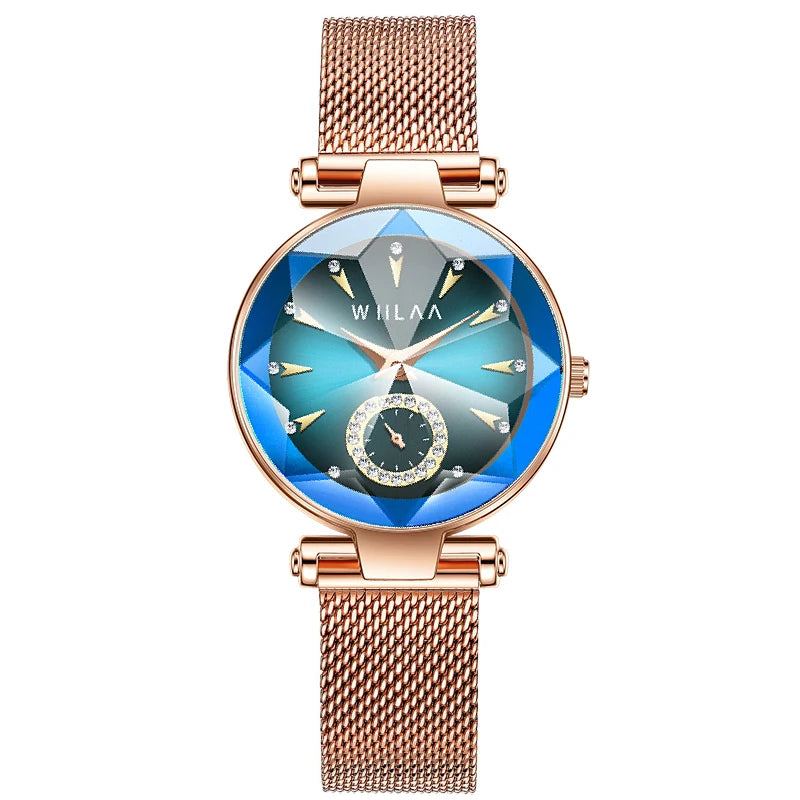 Women Watches For Ladies Wrist Watches Green Stainless Steel Quartz Wristwatches